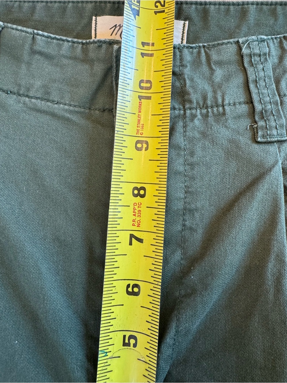 Madewell The Perfect Vintage Straight Pant in Dark Forest Wash: Pleated Edition - Picture 10 of 12